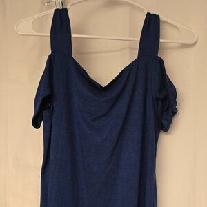 Women's Summer Cold Shoulder T-Shirt Casual Short Sleeve Blouse Top